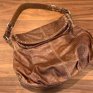 Tan shoulder bag